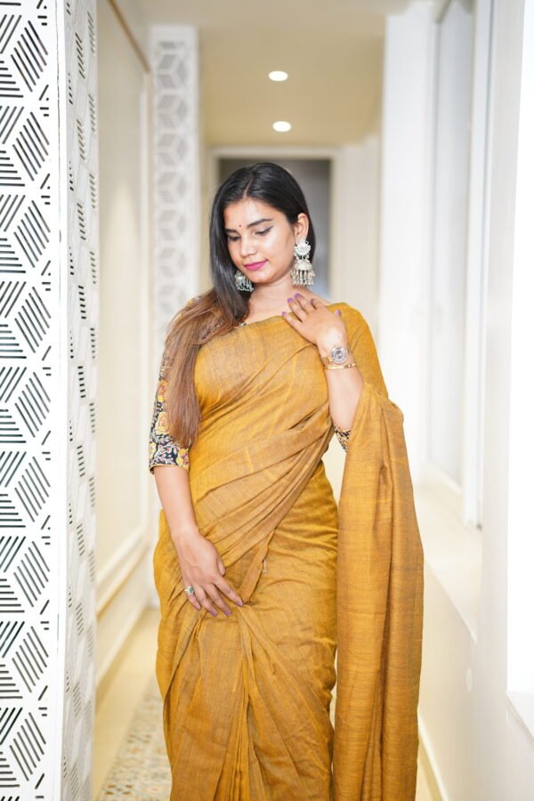 PLAIN COTTEN READY TO WAER SAREE